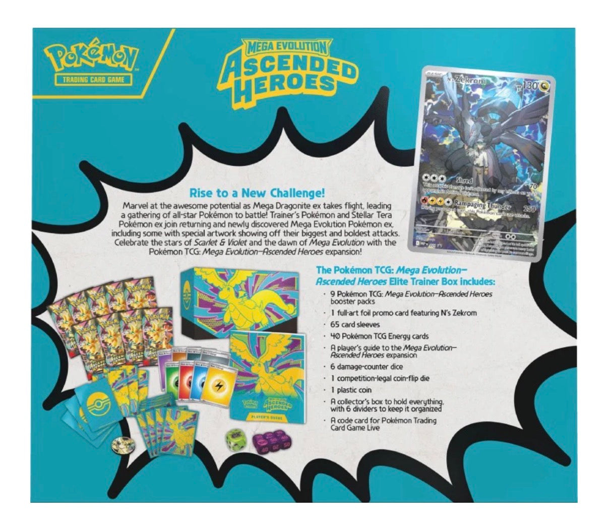 Pokémon Mega Evolution: Ascended Heroes Elite Trainer Box