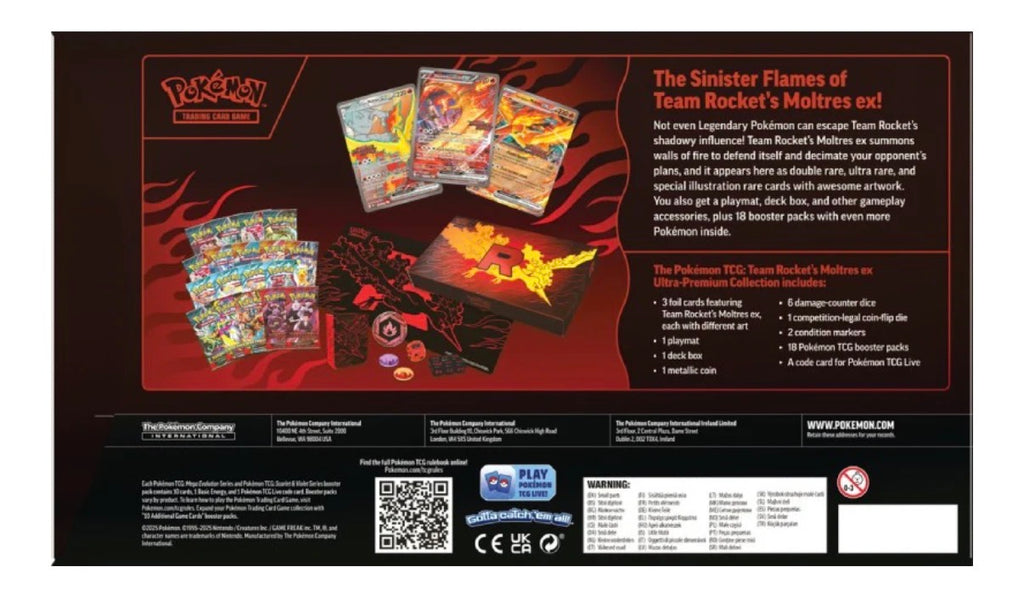 Pokémon TCG: Team Rocket's Moltres ex Ultra Premium Collection
