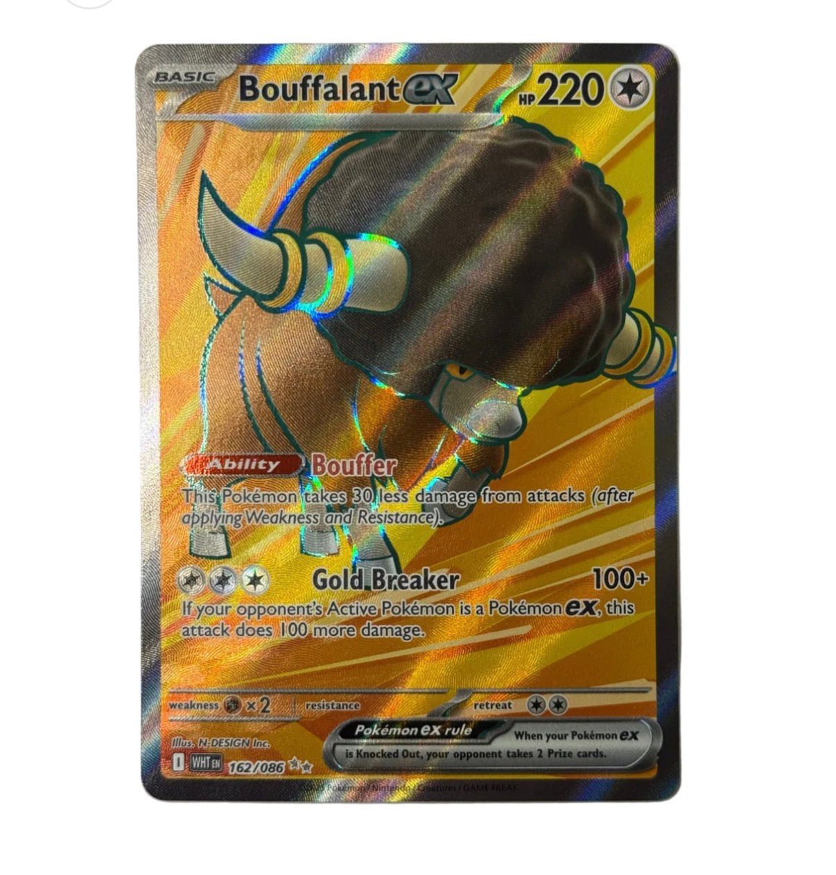 Bouffalant ex 162/086 — Wild Force — Special Illustration Rare (NM)