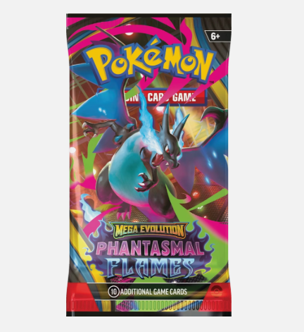 Pokémon TCG Mega Evolution Phantasmal Flames Booster Pack ME02 Mega Charizard X