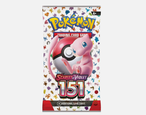 Pokémon TCG Scarlet & Violet 151 Booster Pack Mew artwork